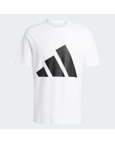 Adidas sportswear Essentials Big Logo Tee bianco con logo nero 


