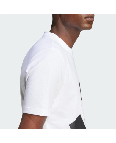 Adidas sportswear Essentials Big Logo Tee bianco con logo nero 


