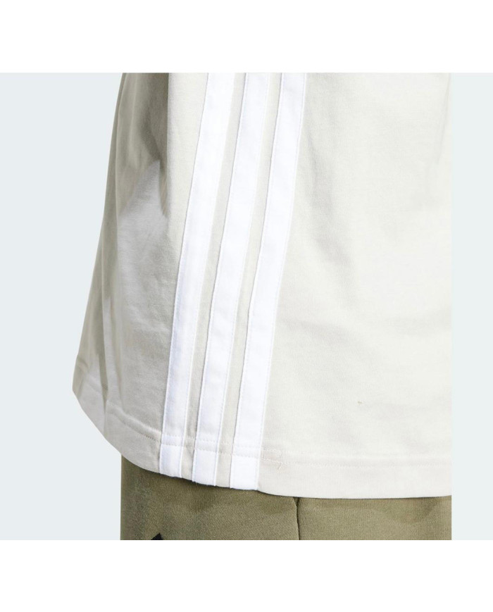 Essentials Maglietta singola in jersey a 3 strisce con stile sportivo
