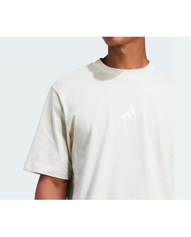 Essentials Maglietta singola in jersey a 3 strisce con stile sportivo
