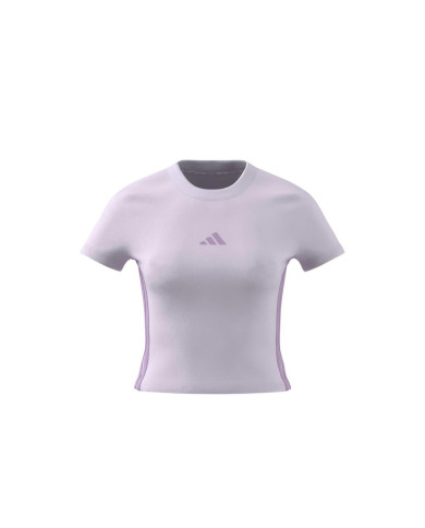 Adidas Essenziale con 3 Strisce Slim Tee JE1248 color lavanda
