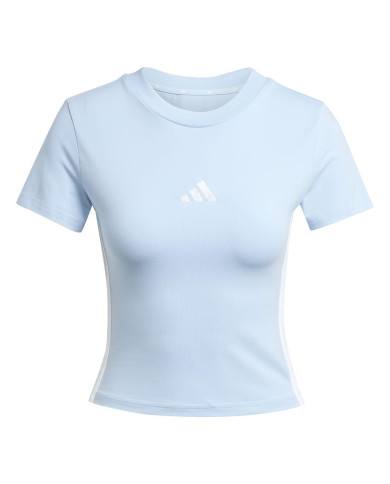 Adidas t-shirt Essentials colore blu da donna JE1241
