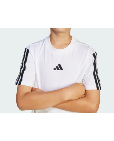 adidas Maglietta a maniche corte Essentials A SFONDO BIANCO CON RIFINITURE NERE 
