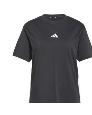 adidas Essentials t-shirt da donna in cotone nero

