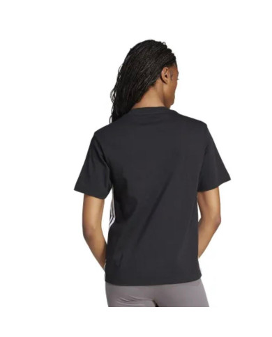 adidas Essentials t-shirt da donna in cotone nero
