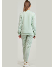 Adidas tuta completa verde modello basic Essentials Set Tuta Sportiva Strisce IX1094
