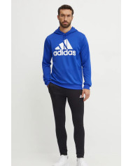 Adidas tuta completa felpa con cappuccio e pantalone nero IY6659

