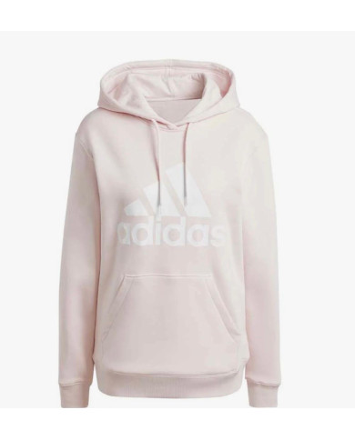 Felpa Adidas Donna ESSENTIALS BIG LOGO REGULAR FLEECE HOODIE con interno felpato
