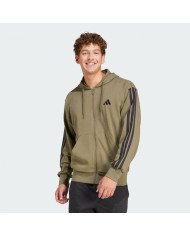adidas sportswear Essentials Felpa con cappuccio e zip a tutta lunghezza in French Terry a 3 strisce
