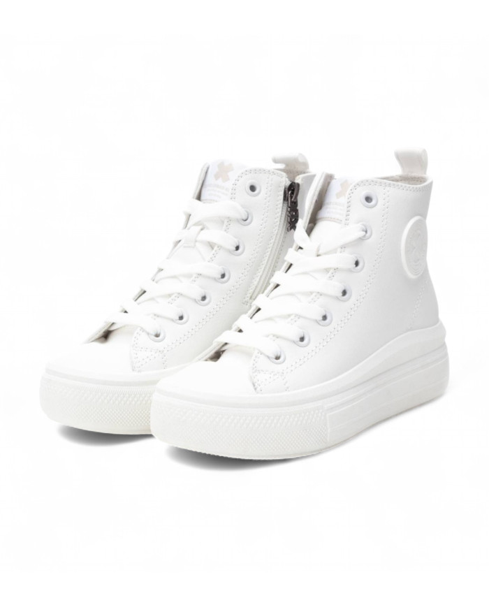 Xti Kids SNEAKERS 151065 BIANCHE a collo alto e suola alta
