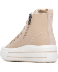 Xti SNEAKERS 151297 nude a collo alto e suola alta 
