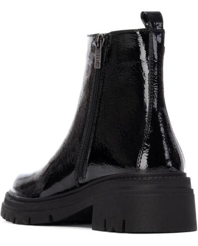 XTI 144297, Stivale basso in due colori da Donna con cerniera interna 
