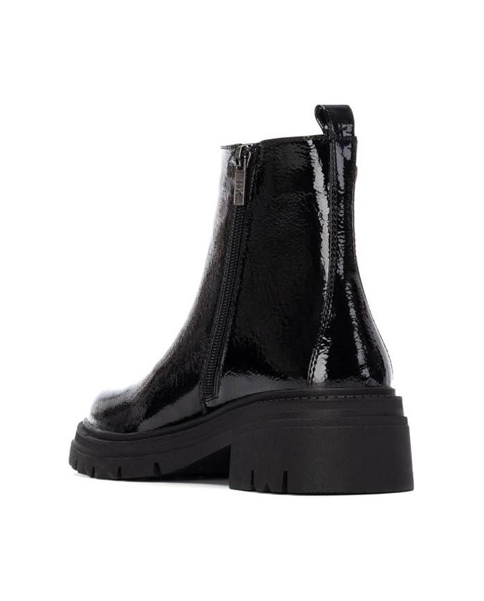 XTI 144297, Stivale basso in due colori da Donna con cerniera interna 
