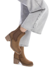 REFRESH 173039, Stivale Donna con cerniera laterale in simil pelle 
