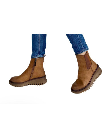 REFRESH STIVALETTO 172983 invernale in tessuto 
