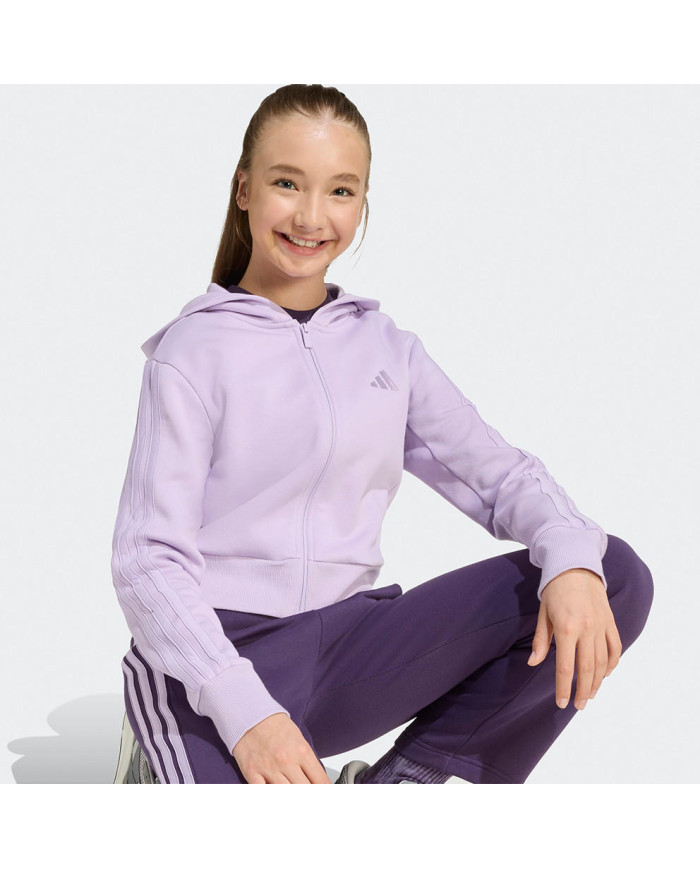 adidas tuta completa sui toni del viola sportswear Jg 3S Fl Ts 240
