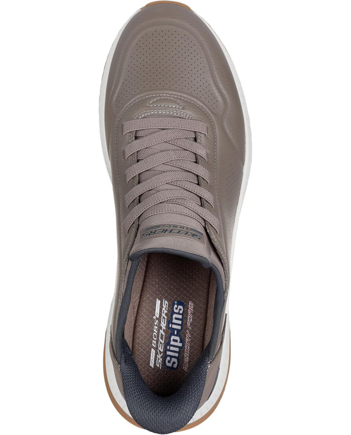 Sneakers da uomo SKECHERS BOBS SPORT SLIP-INS 118424 con suola in memory
