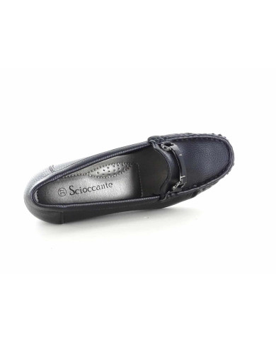 SCIOCCANTE MOCASSINO MIN-A2540 COLLEZIONE AUTUNNO/INVERNO COLORE NERO SINTETICO
