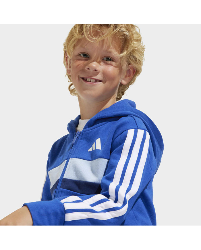 adidas Sportswear 3-Stripes Bambino Set Tuta con giacca con zip e pantalone 
