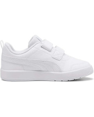 PUMA COURTFLEX V3 V PS 397642 02 BIANCO con chiusura strappi 
