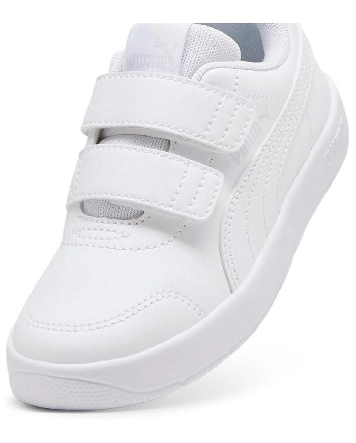 PUMA COURTFLEX V3 V PS 397642 02 BIANCO con chiusura strappi 
