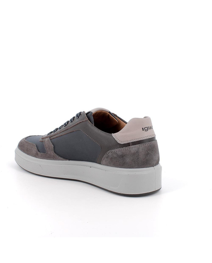 Sneakers Igi&Co 8636300 da uomo grigio e blu con lacci
