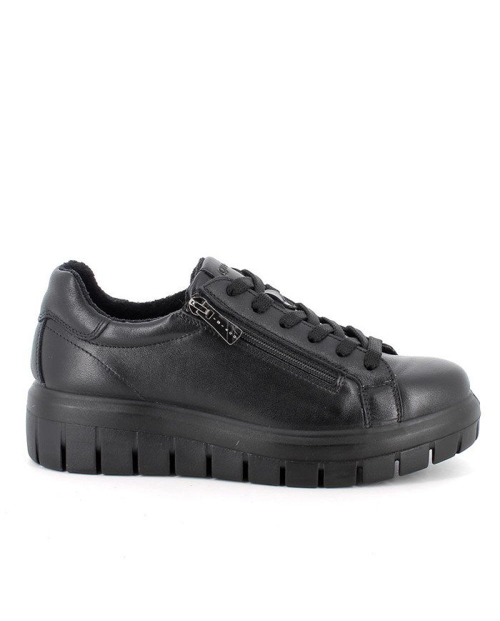 Scarpe Igi&Co da donna con zeppa da donna nero con zip
