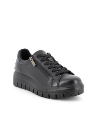 Scarpe Igi&Co da donna con zeppa da donna nero con zip
