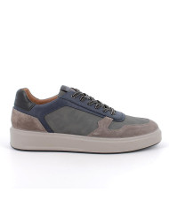 Sneakers da uomo Igi&Co 8636322 grigio e marrone con lacci
