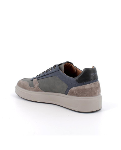 Sneakers da uomo Igi&Co 8636322 grigio e marrone con lacci
