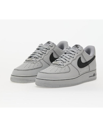 Nike Air Force 1 '07 Lv8 Wolf Grey/ Black. GRIGIO E NERO 

