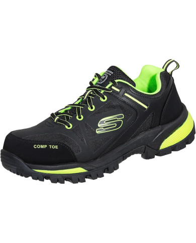 SKECHERS FOR WORK WITH MEMORY FOAM 200188EC NERO E VERDE
