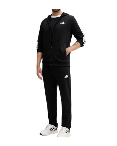 ADIDAS PERFORMANCE Tuta 3 Stripes nera da uomo
