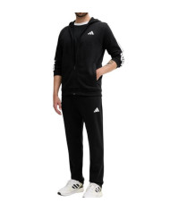 ADIDAS PERFORMANCE Tuta 3 Stripes nera da uomo
