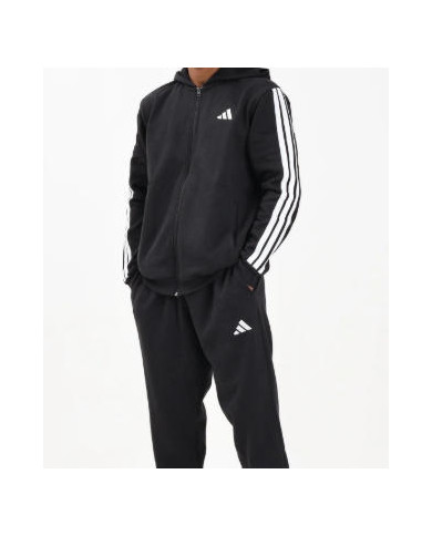 ADIDAS PERFORMANCE Tuta 3 Stripes nera da uomo
