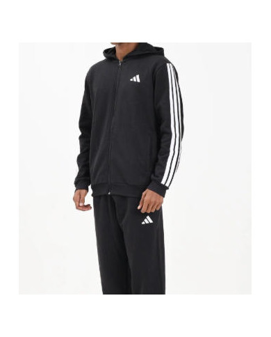 ADIDAS PERFORMANCE Tuta 3 Stripes nera da uomo
