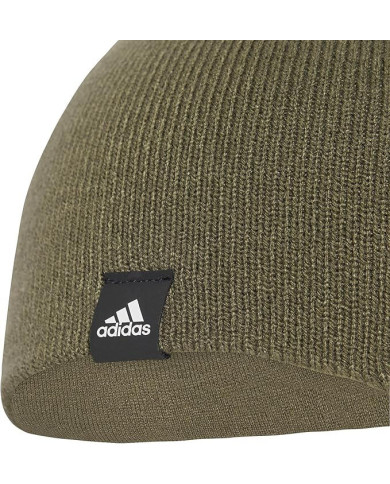 Adidas Berretto Daily verde con logo bianco
