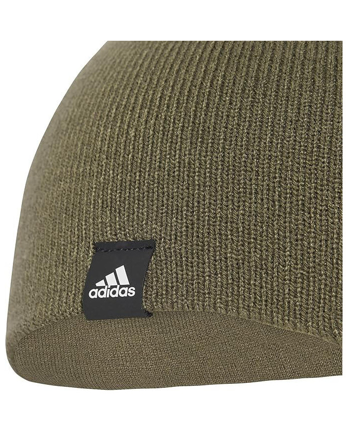 Adidas Berretto Daily verde con logo bianco
