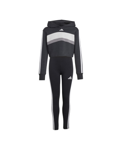 Tuta per bambina adidas Seasonal Essentials Tiberio 3 stripes
