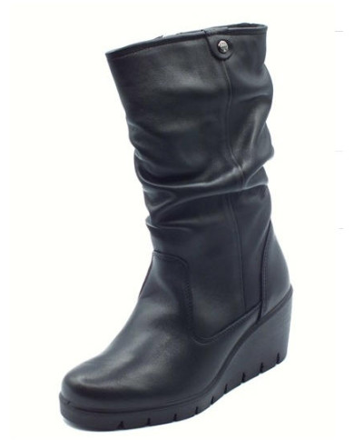Tronchetto Enval Soft 8769600 stivali donna in pelle nero
