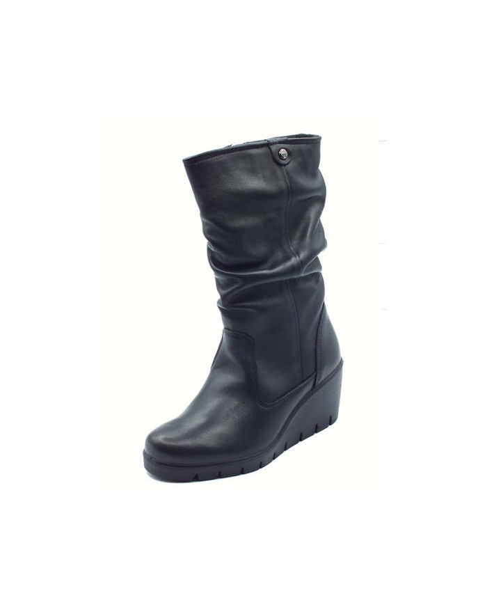 Tronchetto Enval Soft 8769600 stivali donna in pelle nero
