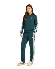 Adidas Tuta Essentials 3-Stripes Donna Verde - Design Iconico e Comfort Quotidiano JX0505
