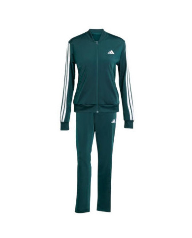 Adidas Tuta Essentials 3-Stripes Donna Verde - Design Iconico e Comfort Quotidiano JX0505
