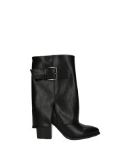 Wcubed Stivaletti 49057 da donna neri con tacco e chiusura zip 
