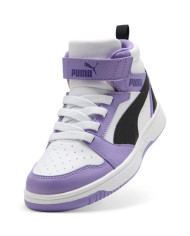 Puma Sneaker da bambina Rebound V6 Mid AC+ PS viola a collo alto 
