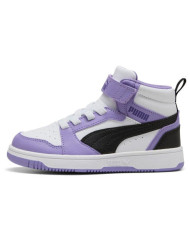 Puma Sneaker da bambina Rebound V6 Mid AC+ PS viola a collo alto 
