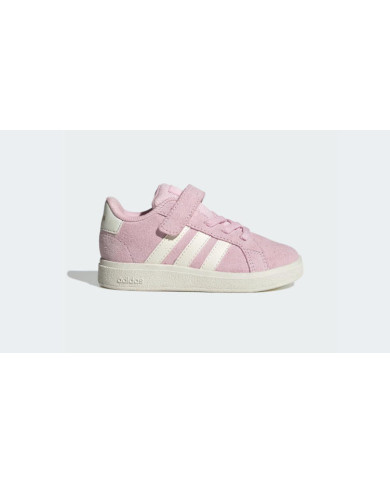 SNEAKERS BAMBINA ADIDAS GRAND COURT 00S EL I JR0781 IN CAMOSCIO ROSA CON STRAPPO 
