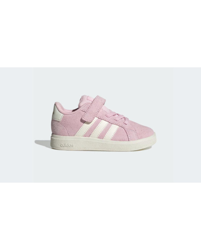 SNEAKERS BAMBINA ADIDAS GRAND COURT 00S EL I JR0781 IN CAMOSCIO ROSA CON STRAPPO 

