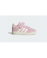SNEAKERS BAMBINA ADIDAS GRAND COURT 00S EL I JR0781 IN CAMOSCIO ROSA CON STRAPPO 

