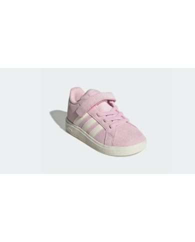 SNEAKERS BAMBINA ADIDAS GRAND COURT 00S EL I JR0781 IN CAMOSCIO ROSA CON STRAPPO 
